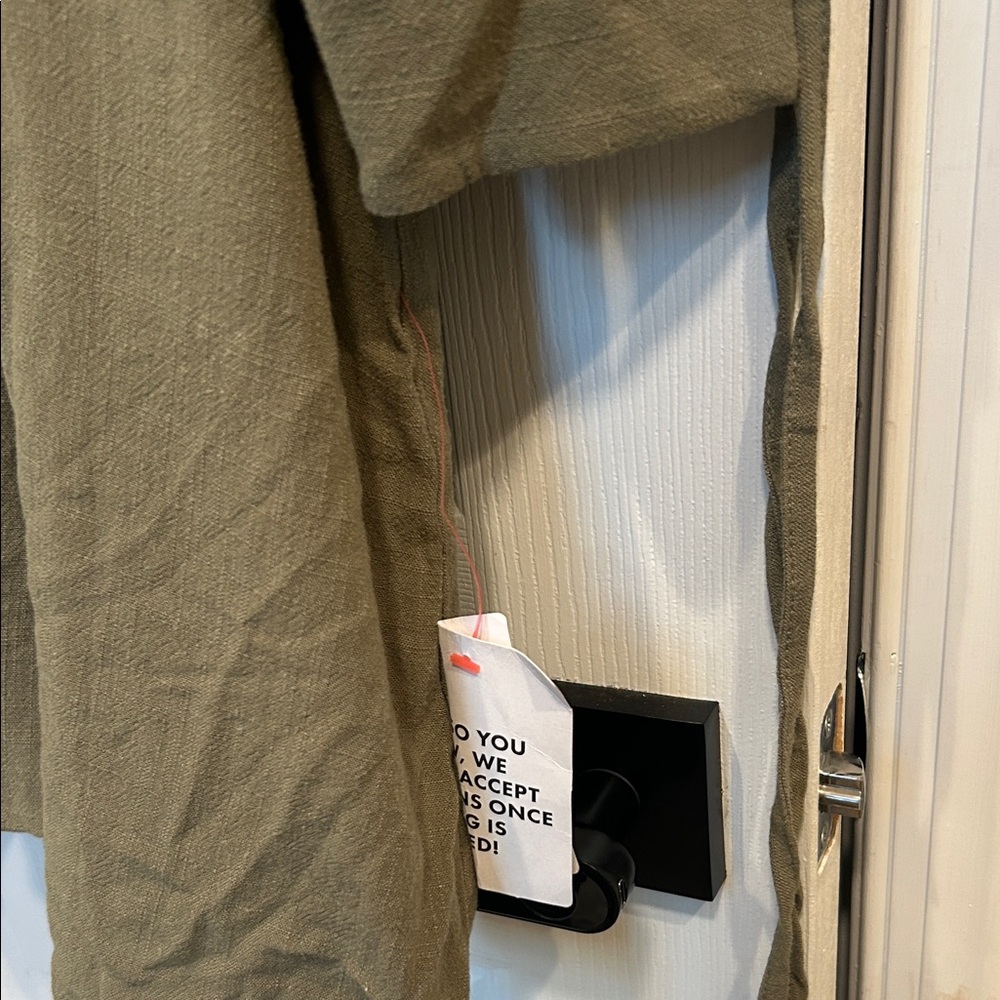 ASOS Curve Olive Green Long Sleeve Midi Dress - Picture 3 of 8
